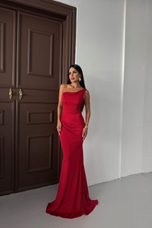 TEK OMUZ ÖNÜ KATLI  PREMİUM ABİYE  KOD : 1578