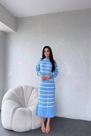 BİSİKLET YAKA TRİKO ELBİSE STANDART BEDEN (S/M/L/XL) UYUMLUDUR