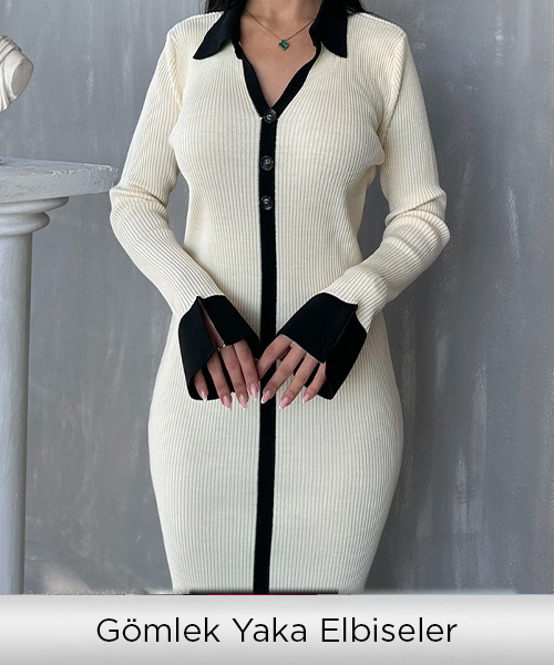 Gömlek Yaka Elbiseler