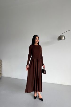 BİSİKLET YAKA PRENSE TRİKO ELBİSE STANDART BEDEN (S/M/L/XL) UYUMLUDUR