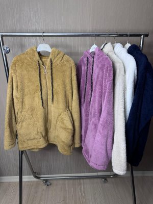 FERMUARLI PELUŞ HIRKA STANDART BEDEN (S/M/L/XL) UYUMLUDUR