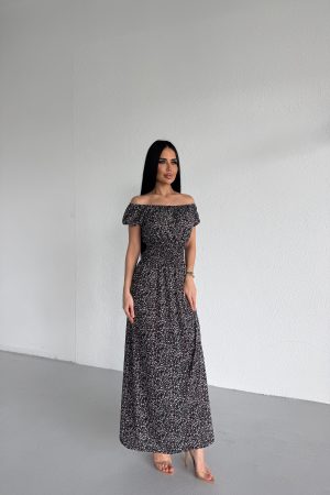 MADONNA YAKA BELDEN GİPELİ YAZLIK ELBİSE STANDART BEDEN (S/M/L/XL) UYUMLUDUR