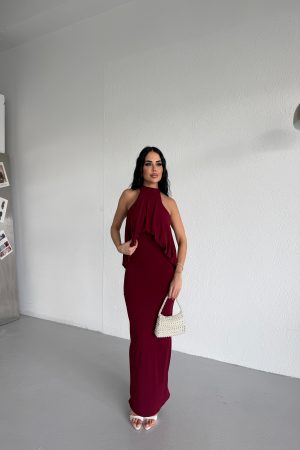 HALTER YAKA PARİS ELBİSE