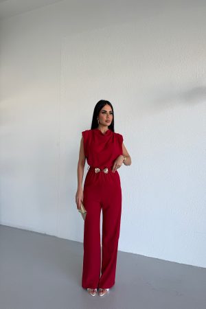 DEGAJE YAKA KEMERLİ TULUM