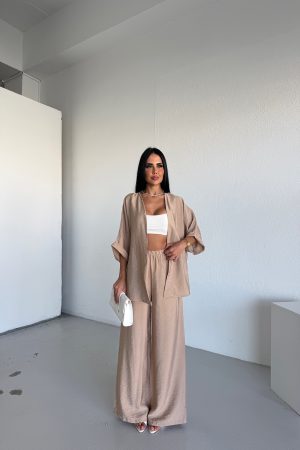 KRUZAVE YAKA KUŞAKLI TAKIM