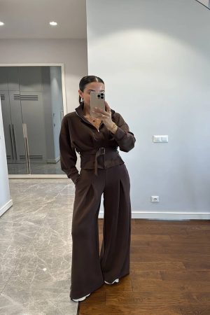 KUŞAKLI FERMUARLI PREMİUM TAKIM