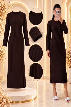 FİTİLİ ELMAS TRİKO ELBİSE STANDART BEDEN S/M/L/XL UYUMLUDUR